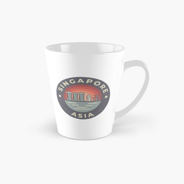 Item preview, Singapore Garden City Travel Badge with Merlion and Marina Bay Sands Skyline designed and sold by InvestingRoad.