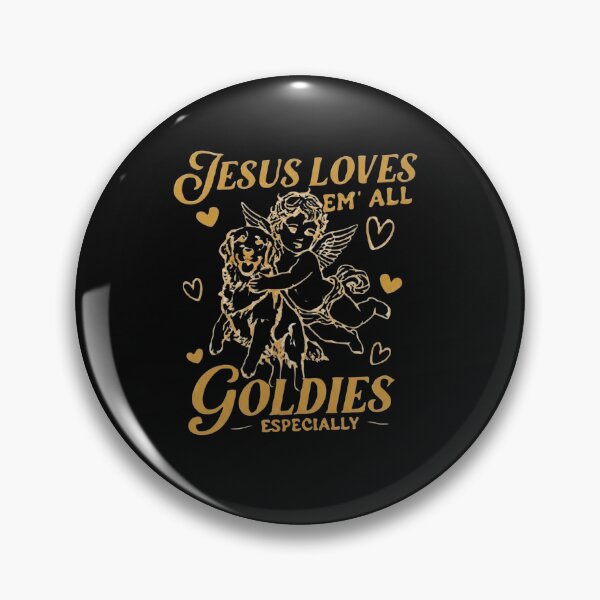 Item preview, Jesus Loves Em' All Goldies Especially Black designed and sold by HollyHalls.