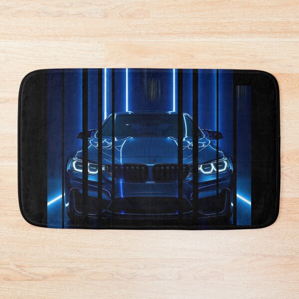 Item preview, B.W G8 Inspired Design New Face of Power aggressive grille front shot, neon blue streaks 8 designed and sold by Neon G.