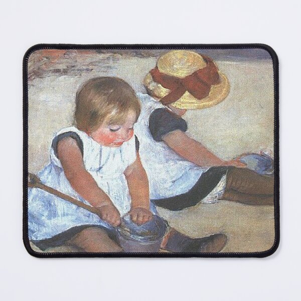 Item preview, Children Playing on the Beach designed and sold by tomorrowsart.