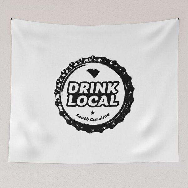 Item preview, Drink Local South Carolina Craft Beer Bottle Cap designed and sold by graf1k.