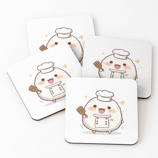 Item preview, Adorable Kawaii Onigiri Chef - Little Sushi Cook designed and sold by CoolKawaï.