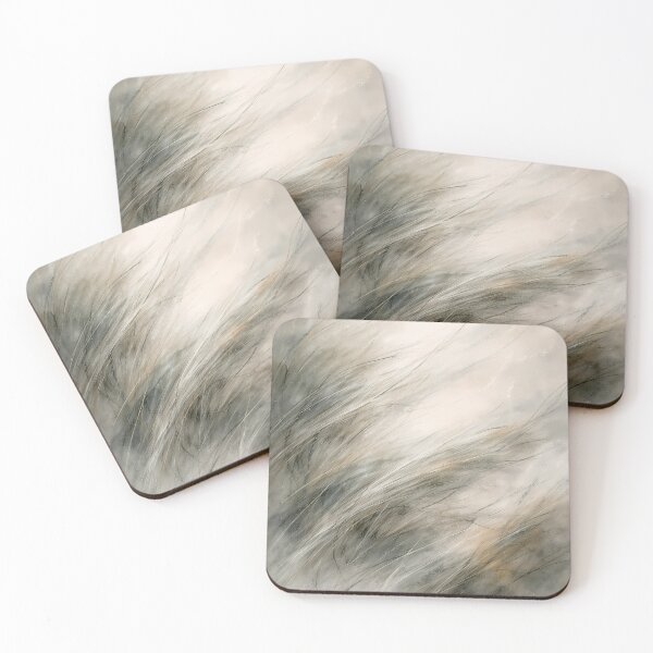 Item preview, Whispers of Wind in Soft Tones | Minimal Abstract Art designed and sold by UniqueArts23.