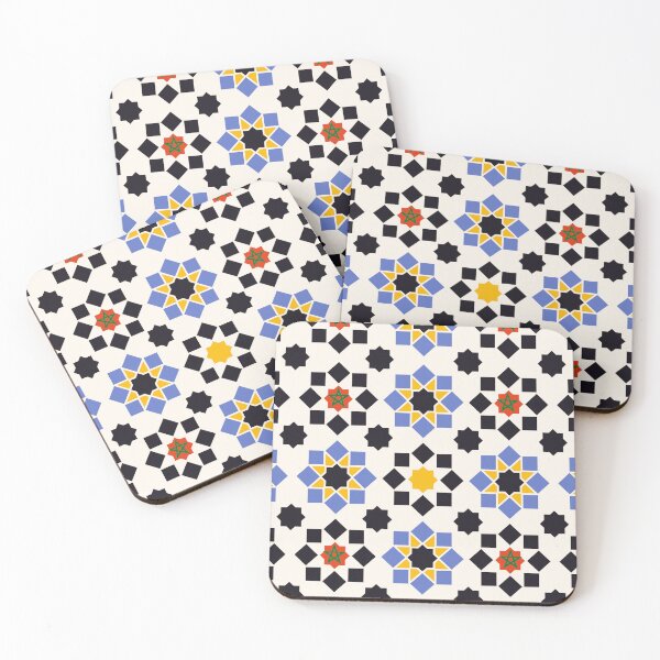 Item preview, Moroccan Geometric Pattern Tile Art designed and sold by EliteWear212.