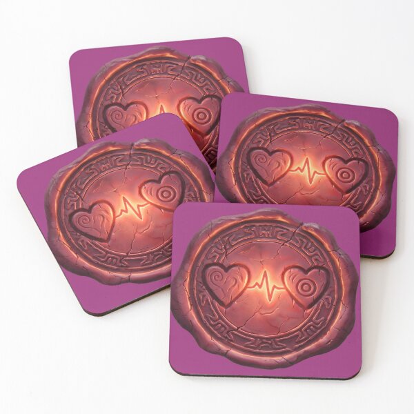Item preview, The Entangled Heart: A Dual-Heart Celestial Seal - Vesica Piscis designed and sold by CleverCulture.