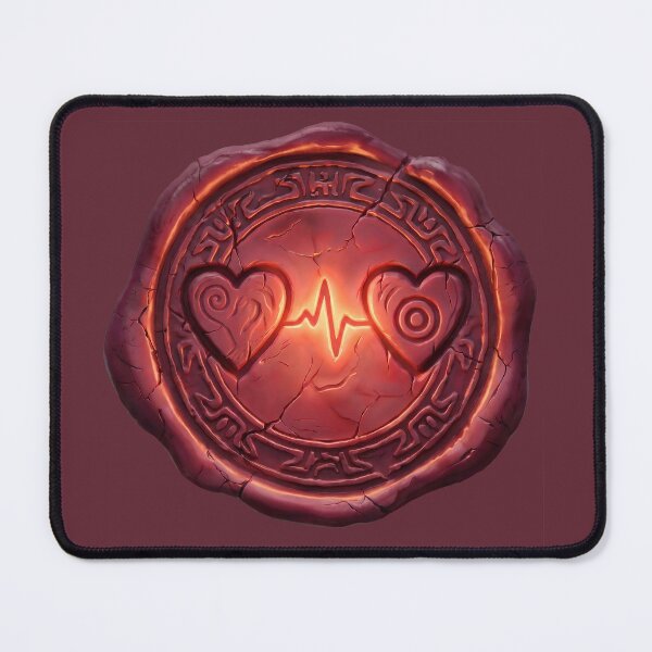 Item preview, The Entangled Heart: A Dual-Heart Celestial Seal - Vesica Piscis designed and sold by CleverCulture.