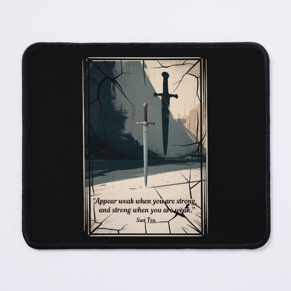 Item preview, Appear Weak, Be Strong (Sun Tzu) Sword Poster designed and sold by Enea Kelo.