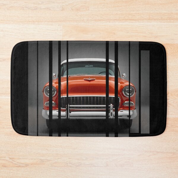 Item preview, Chevy Bel Air 1955, 50s pastel palette, chrome shine, mid-century 3 designed and sold by Neon G.