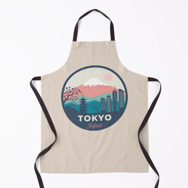 Item preview, Tokyo Japan Badge, Mt Fuji, Tokyo Tower, Sakura Cherry Blossoms designed and sold by InvestingRoad.