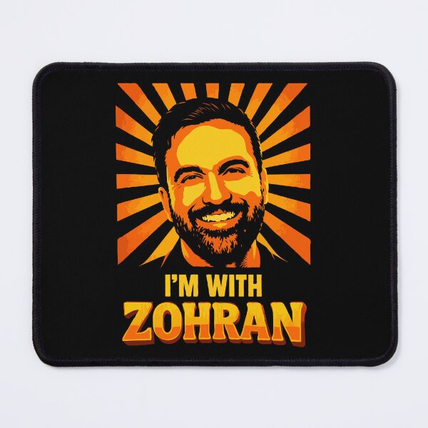 Item preview, I’m With Zohran Mamdani Political Poster Art – Bold Retro Activist Portrait | Progressive Campaign Design designed and sold by BrainBubbleArt.