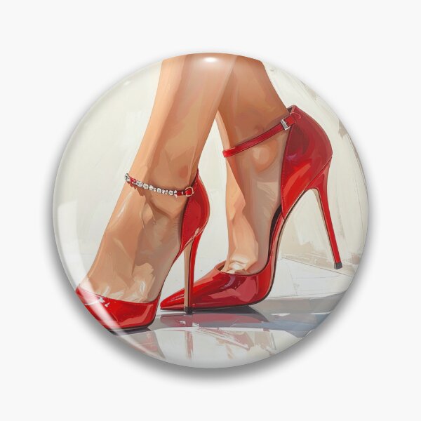 Item preview, On high heels, red high heels designed and sold by LiskoDesign.