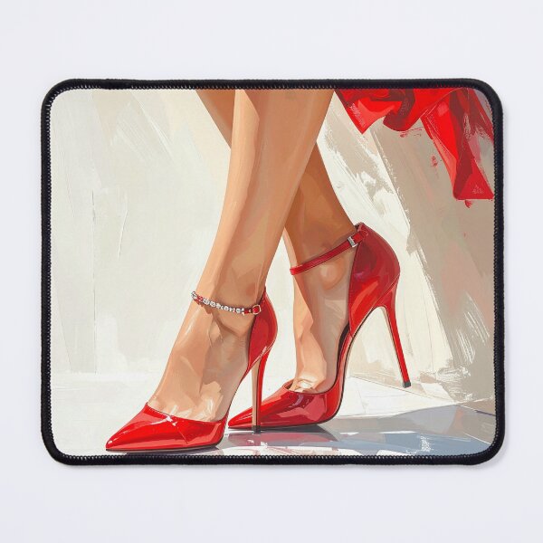 Item preview, On high heels, red high heels designed and sold by LiskoDesign.