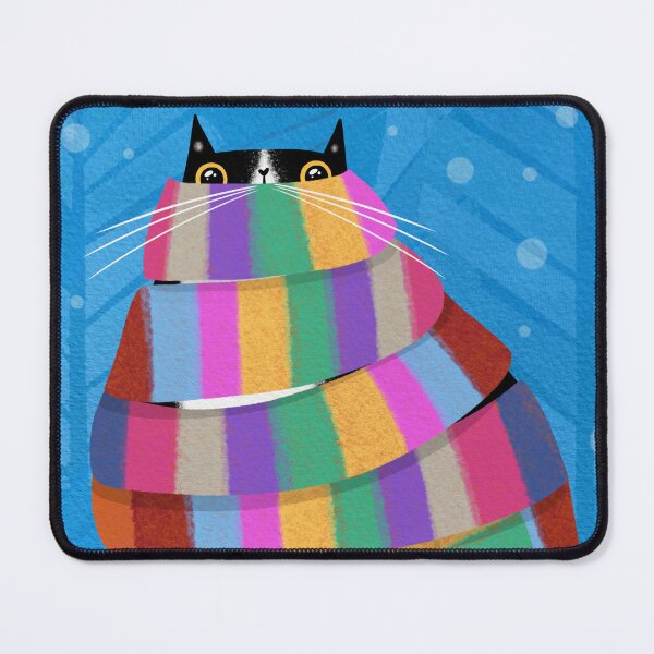 Item preview, Bundle up! Cat in scarf designed and sold by poket.piktures.