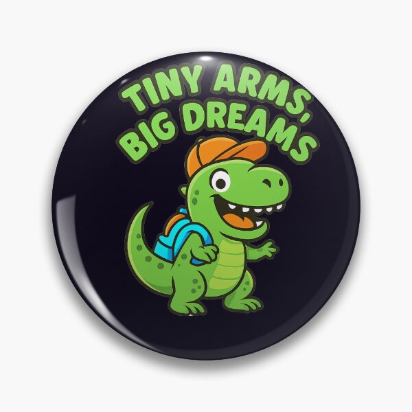 Item preview, 1tiny arms big dreams 00 days of school trex textured art vector designed and sold by  Mudikeys.