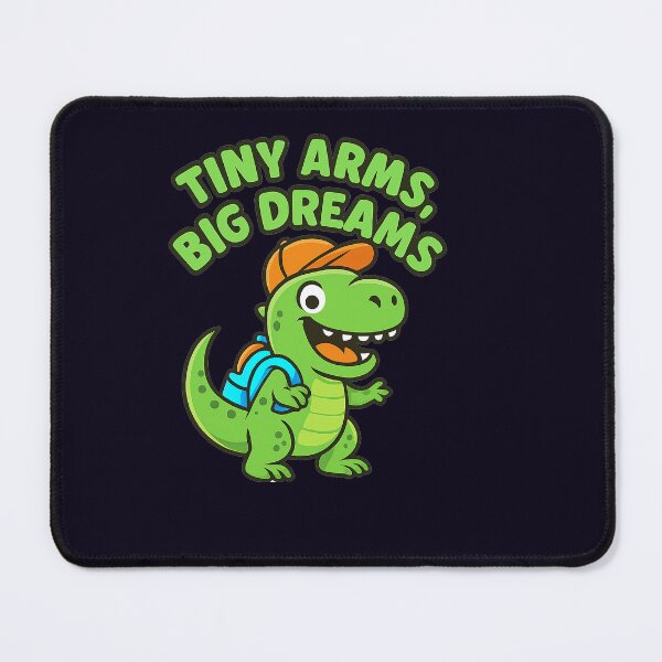 Item preview, 1tiny arms big dreams 00 days of school trex textured art vector designed and sold by Mudikeys.
