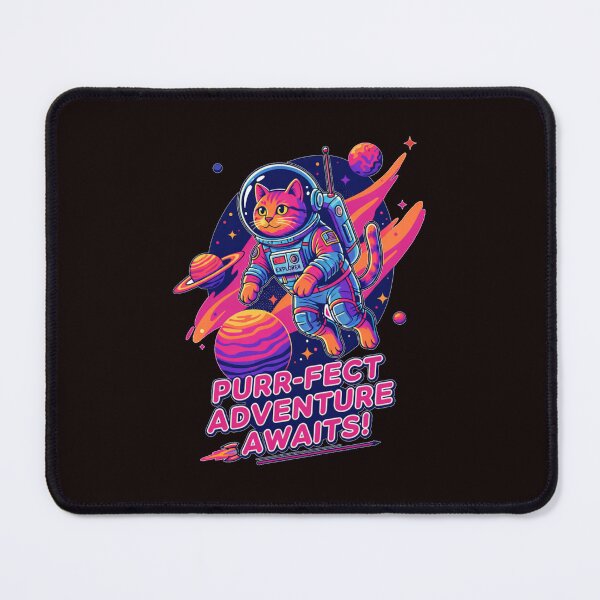 Item preview, Purr-fect Adventure Awaits – Astronaut Cat in Space designed and sold by Rafcioo.