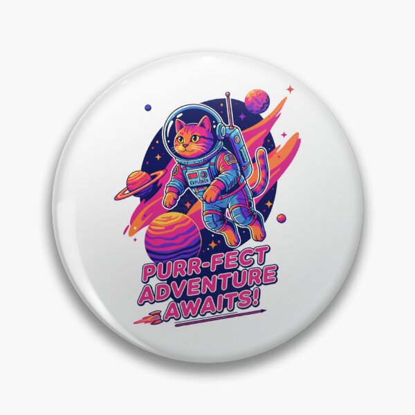 Item preview, Purr-fect Adventure Awaits – Astronaut Cat in Space designed and sold by Rafcioo.