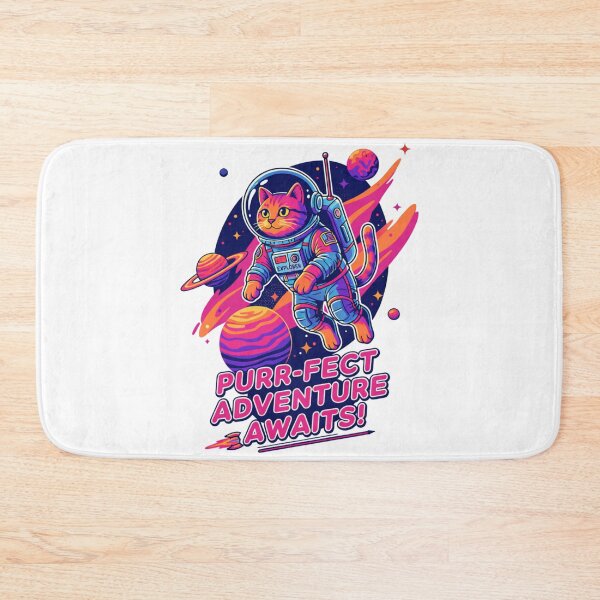 Item preview, Purr-fect Adventure Awaits – Astronaut Cat in Space designed and sold by Rafcioo.