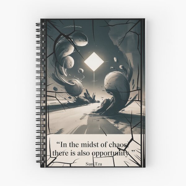 Item preview, In the Midst of Chaos (Sun Tzu) Abstract Poster designed and sold by Enea Kelo.