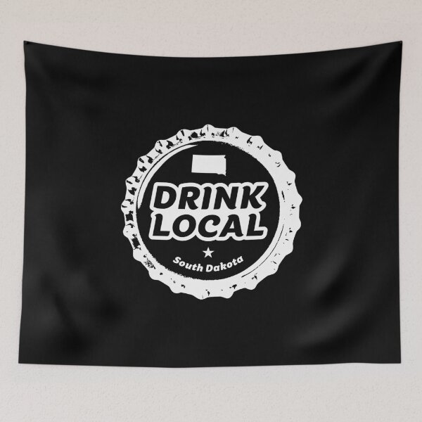 Item preview, Drink Local South Dakota Craft Beer Bottle Cap designed and sold by graf1k.