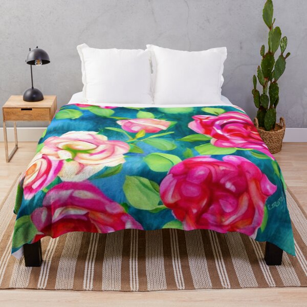 Item preview, Romantic Rose Garden Painting for Classic Floral Lovers designed and sold by WildStroke.