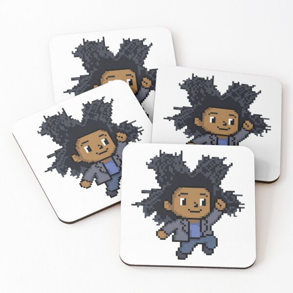 Item preview, Pixel Art Afro Character Cute Retro 8 Bit Style designed and sold by ViperVexPixel.