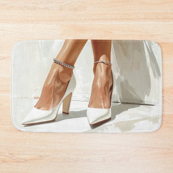 Item preview, On high heels, elegant white high heels designed and sold by LiskoDesign.