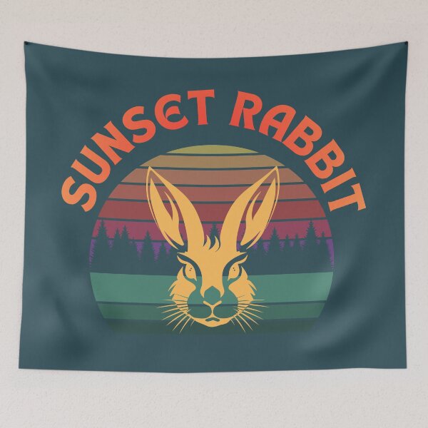 Item preview, Sunset Rabbit designed and sold by THEVONZA.