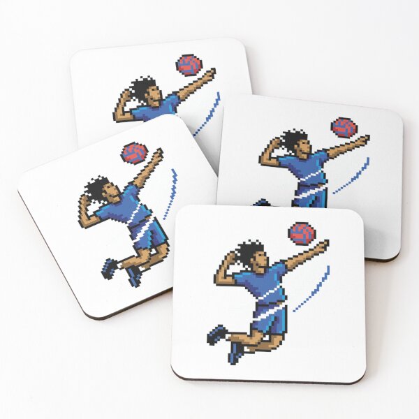 Item preview, Pixel Art Volleyball Player Retro 8 Bit Sports Sty designed and sold by ViperVexPixel.