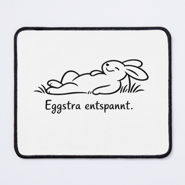 Item preview, Eggstra Bunny - bunny relaxed at Easter, happy chilled Easter designed and sold by Extrapretty.