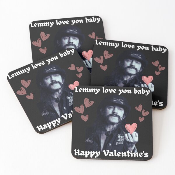 Item preview, Lemmy Love you baby - Valentines day - legend rockstar  designed and sold by TheRubberOnion.