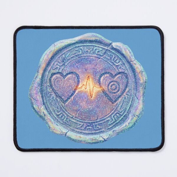Item preview, The Entangled Heart: A Dual-Heart Celestial Seal - Vesica Piscis designed and sold by CleverCulture.