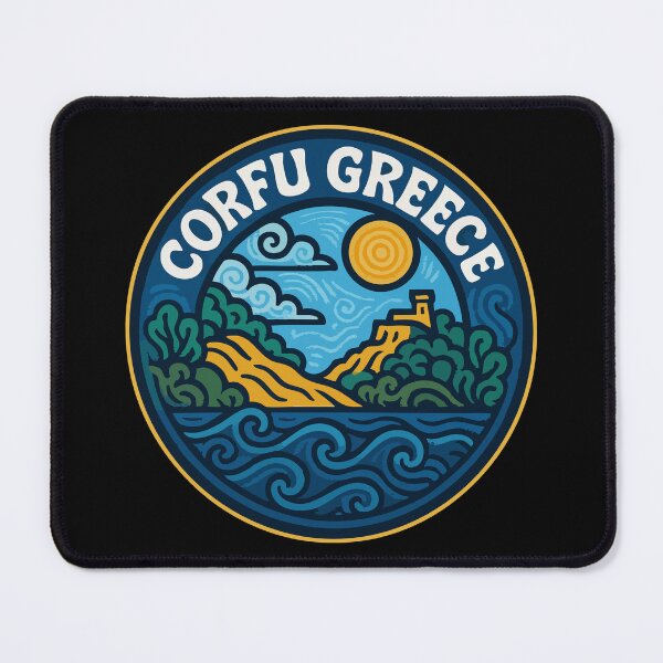 Item preview, Corfu Greece Travel designed and sold by TomFrontierArt.
