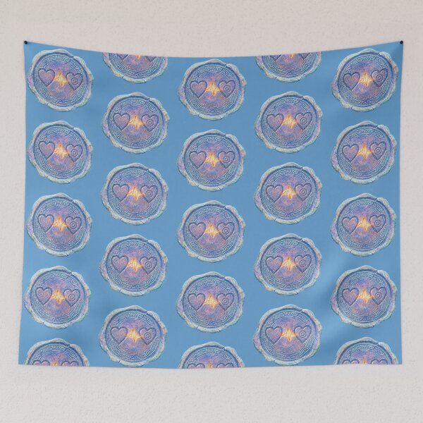 Item preview, The Entangled Heart: A Dual-Heart Celestial Seal - Vesica Piscis designed and sold by CleverCulture.