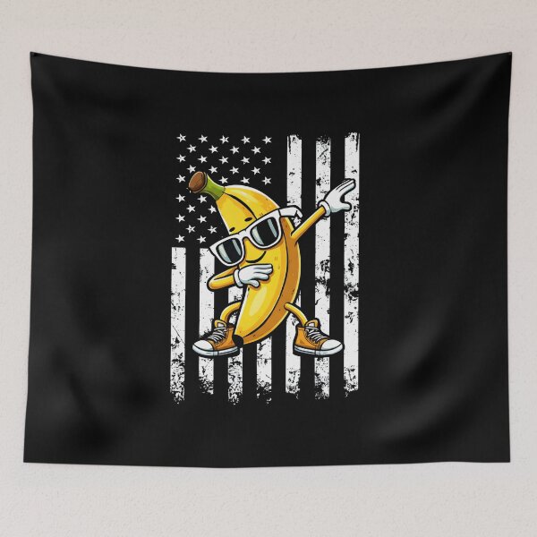 Item preview, Dabbing Banana Patriotic Style designed and sold by Nocturnal-Vines.