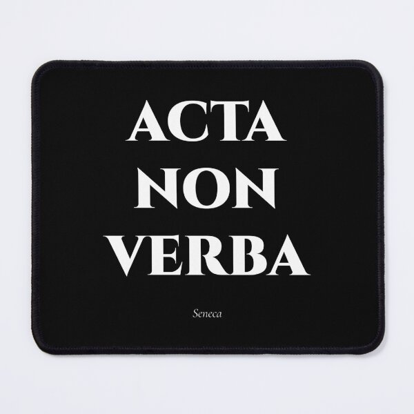 Item preview, Acta Non Verba — Stoic Silence designed and sold by BrushRushX.