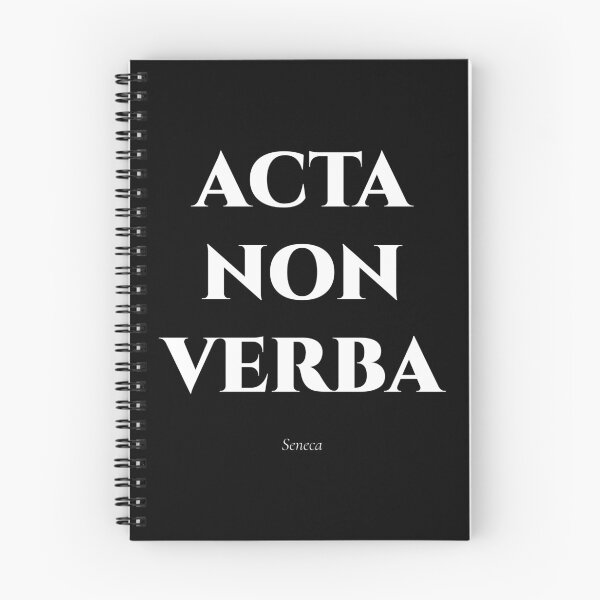 Item preview, Acta Non Verba — Stoic Silence designed and sold by BrushRushX.