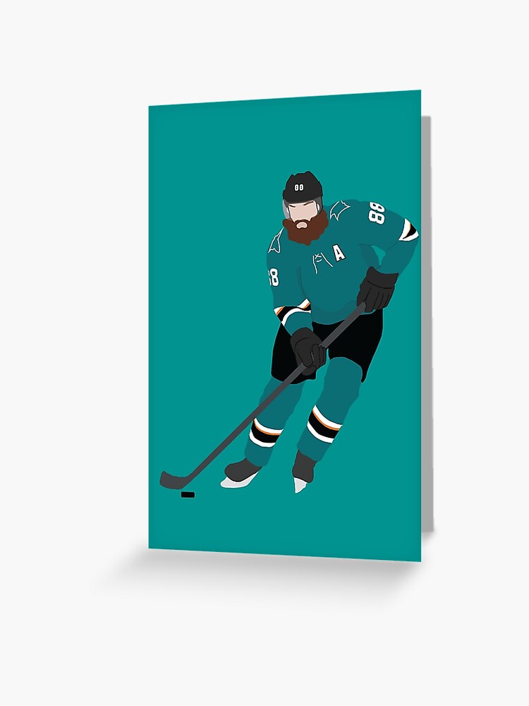 Download Brent Burns San Jose Sharks Poster Card Wallpaper
