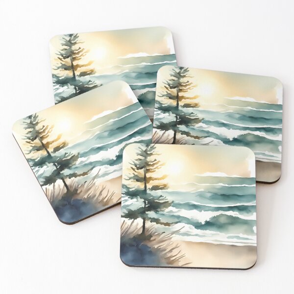Item preview, Morning Sun at Ocean Beach designed and sold by CalmnessbyChoice.