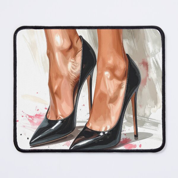 Item preview, High heels, black patent leather high heels designed and sold by LiskoDesign.