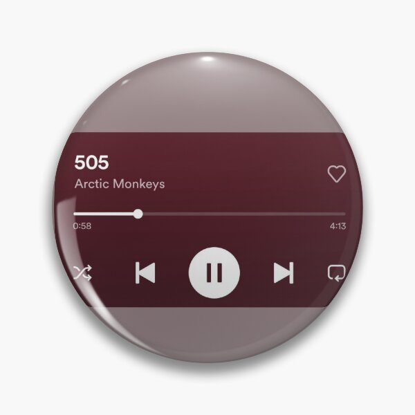 Item preview, Arctic Monkeys - 505 music playing designed and sold by inainart.