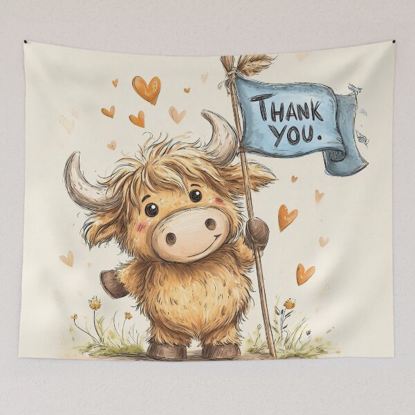 Item preview, Highland Heartfelt Thanks ?❤️ designed and sold by Venon28.