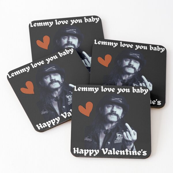 Item preview, Lemmy Love you baby - Valentines day - legend rockstar  designed and sold by TheRubberOnion.