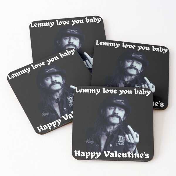 Item preview, Lemmy Love you baby - Valentines day - legend rockstar  designed and sold by TheRubberOnion.