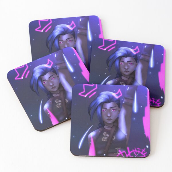 Item preview, Arcane Jinx League of Legends Art Print designed and sold by LemonyRAT.