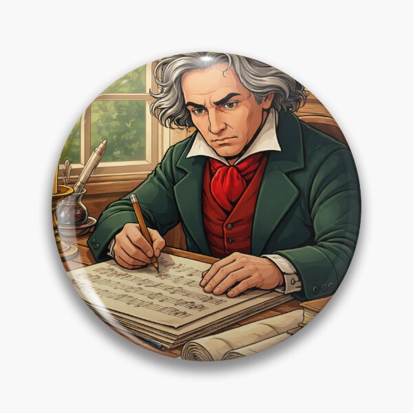 Item preview, Beethoven Composing designed and sold by sunshinesuzuki.
