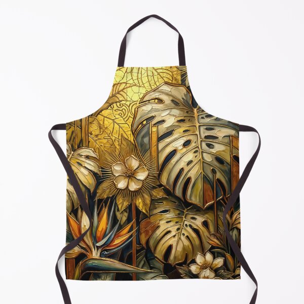 Artikelvorschau, Golden Jungle Icons. Neo Art Deco Botanical Wall Art entworfen und verkauft von casaloomaria.