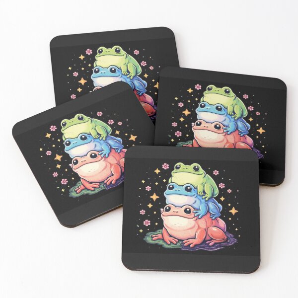 Item preview, Cute Frog Stack Illustration designed and sold by tipintry.