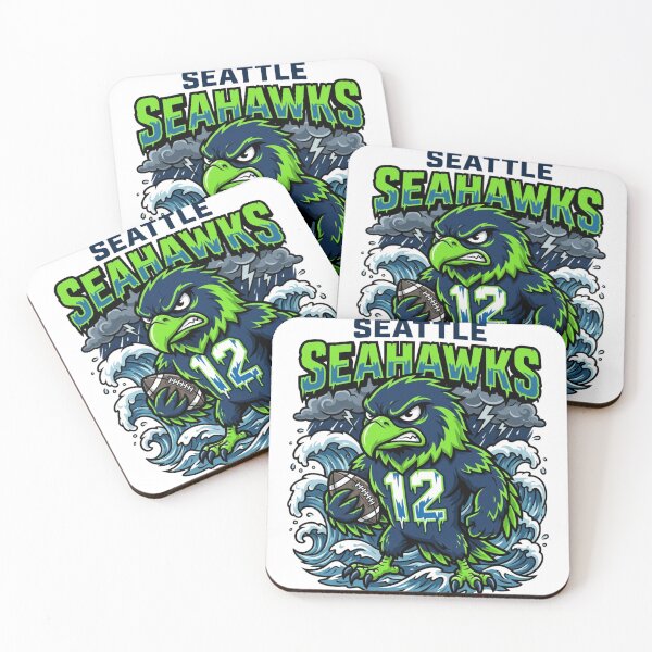 Item preview, Fierce Seahawk #12 - Pacific Cartoon Design | NFL designed and sold by Pandora´s Box.