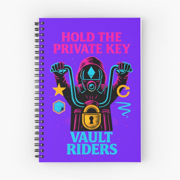 Item preview, Hold The Private Key - Vault Division - Neon Crypto Security - Future Web3 designed and sold by BitCrop.